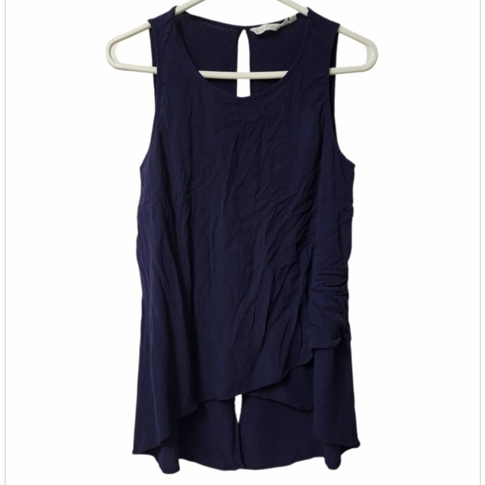 Pink Stitch Open Back Layered Top